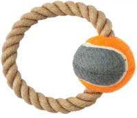 Игрушка для собак Грейфер кольцо с мячом 16см ГР898 Игрушка для собак Грейфер кольцо с мячом 16см ГР898