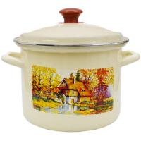 Кастрюля 6л эмаль цил борт слоновая кость Старая мельница 41804-182/6-У4 /4шт/Керчь  