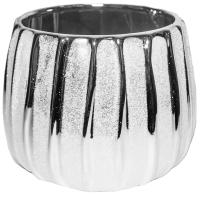 Кашпо Piano d16, h13см серебро 074707