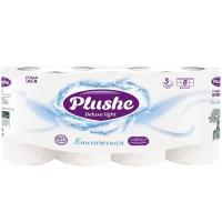 Туалетная бумага 3 слоя "Plushe Deluxe Light Классик" 8рулонов*15м белый 11954 Туалетная бумага 3 слоя "Plushe Deluxe Light Классик" 8рулонов*15м белый 11954