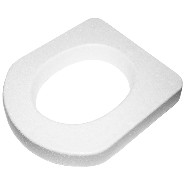 Сиденье д/туалета Обычное 45*39*6см пенопласт /6шт/