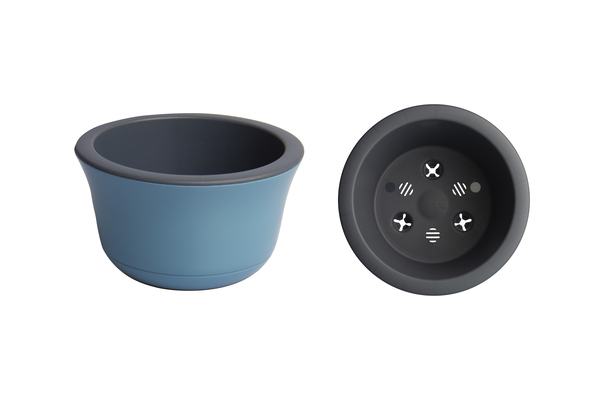 Кашпо Омега 8л ментол/антрацит ОМ30-33