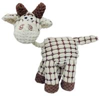 Игрушка с Козлик с пищалкой коричнево-бежевый текстиль 29х13х8см/Ти142/Евро