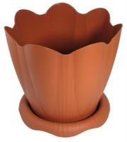 Кашпо Эдельвейс 3л терракот С192Т