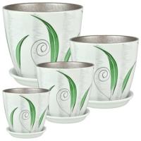 Бутон Мотив зеленый (люкс) из 4-х 313884