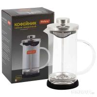 Чайник/кофейник (кофе-пресс)  GFP01-350ML стеклянный черный  Чайник/кофейник (кофе-пресс)  GFP01-350ML стеклянный черный