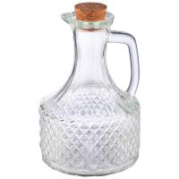 Емкость д/масла-уксуса 350мл OLIVA стеклянная с пробковой крышкой 109040 /12шт/Mallony