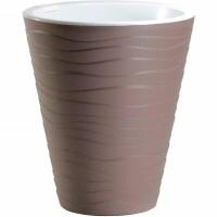 Кашпо Валенсия 2,8л мокко со вставкой