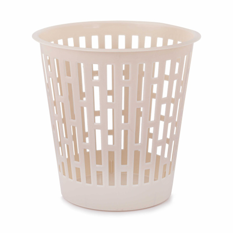 Корзина д/бумаг Матрица 9л бежевый М8215 /8шт/ Альтерн