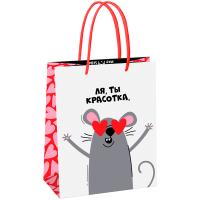 Пакет подарочный 18*23*10см "Funny rat" глянц. ламинация MESHU/MS_61569/Рельеф Пакет подарочный 18*23*10см "Funny rat" глянц. ламинация MESHU/MS_61569/Рельеф