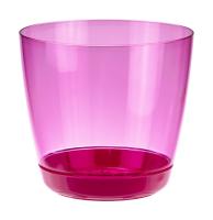 Кашпо ОРХИДЕЯ 3л прозрачно-розовый М3051 Кашпо ОРХИДЕЯ 3л прозрачно-розовый М3051
