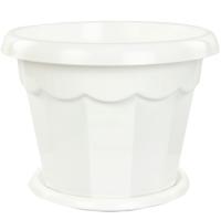 Кашпо Гармония 7л белый/М1412