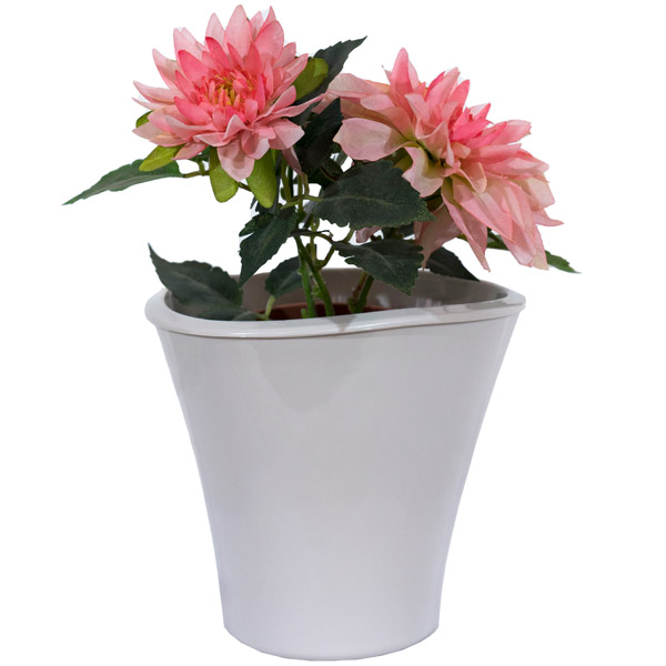 Кашпо Лагуна 1,5л льняной с вставкой /15шт/ДТ