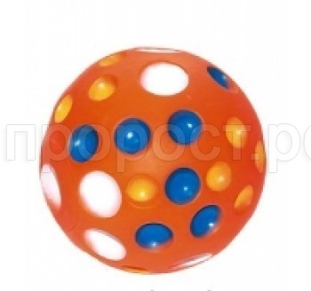 Игрушка для собак Мяч сырный 7см винил 1003 Игрушка для собак Мяч сырный 7см винил 1003