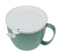 Кружка для супа 0,7л с крышкой фисташковый М1214 