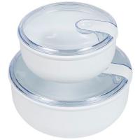 Емкость д/прод. Милан (0,75+1,8л) белый А116 /24шт/Арз