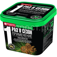 БФ ОГ Удобрение гран. пролонгир. Хвойное с биодоступ. кремнием, ведро 1 л