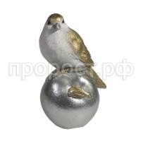 птичка на яблоке