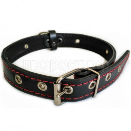 Ошейник кожа 25мм 2-х слойный безразмерный 53-58см/41356 Ошейник кожа 25мм 2-х слойный безразмерный 53-58см/41356