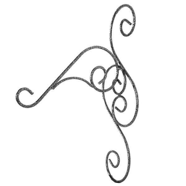 Подставка Настенная РЗДИ Крюк малый 1 горшок серебро