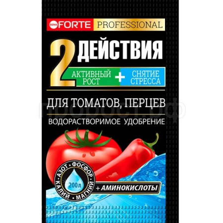 Бона Форте Томаты, перцы водорастворимое 100гр Бона Форте Томаты, перцы водорастворимое 100гр