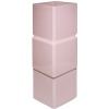 Ваза Квадрат Смещенный h30 10*10см розов 6360/300С-248/072994
