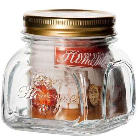 Банка стеклянная 300мл Хоммейд с металлической крышкой /80383SLB  Банка стеклянная 300мл Хоммейд с металлической крышкой /80383SLB