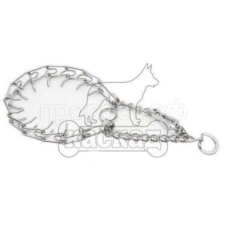 Ошейник строгий быстросъемный с вертлюгом хром 3мм*55см/26455301 Ошейник строгий быстросъемный с вертлюгом хром 3мм*55см/26455301