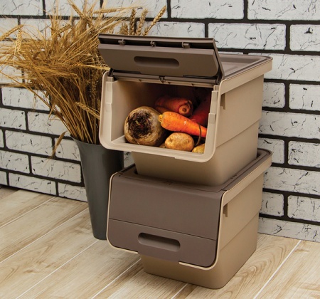 Ящик д/хранения овощей 12л СМАРТ латте М2396 /6шт/М-пласт Ящик д/хранения овощей 12л СМАРТ латте М2396 /6шт/М-пласт