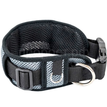 Ошейник синтетика 70мм АЭРО с подкладкой 43-68см серый/610330/Дарэленд Ошейник синтетика 70мм АЭРО с подкладкой 43-68см серый/610330/Дарэленд