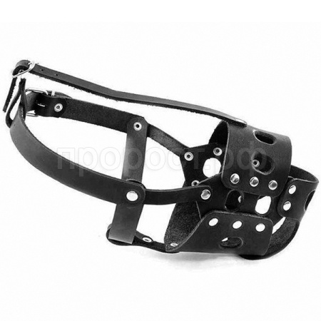 Намордник кожа №3 вырубной с застёжкой "ошейником" овчарка черный 050003черн/Дарэлл Намордник кожа №3 вырубной с застёжкой "ошейником" овчарка черный 050003черн/Дарэлл