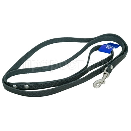 Поводок кожа 10мм 1слойный 1,25м/120010