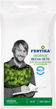 Фертика Хвойное для вечнозеленых и голубики Весна-лето 10кг Фертика Хвойное для вечнозеленых и голубики Весна-лето 10кг