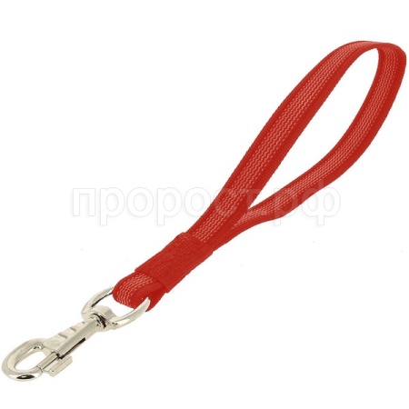 Водилка нейлон 20мм 30см с карабином красная/19000809-02с/Каскад Водилка нейлон 20мм 30см с карабином красная/19000809-02с/Каскад