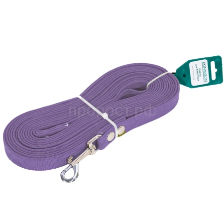 Поводок капрон 25мм*5м сиреневый DONBARON Поводок капрон 25мм*5м сиреневый DONBARON