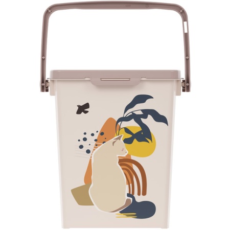 Контейнер д/корма Cats 5,5л с замком/12шт/М8805