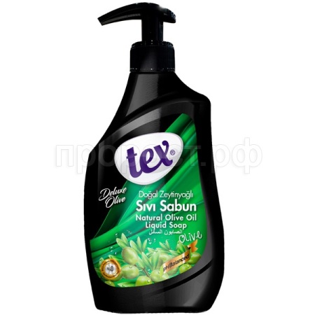 Мыло жидкое TEX 750мл Премиум парфюм Olive Мыло жидкое TEX 750мл Премиум парфюм Olive