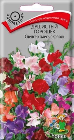 Душистый горошек Спенсер смесь окрасок 2г Душистый горошек Спенсер смесь окрасок 2г