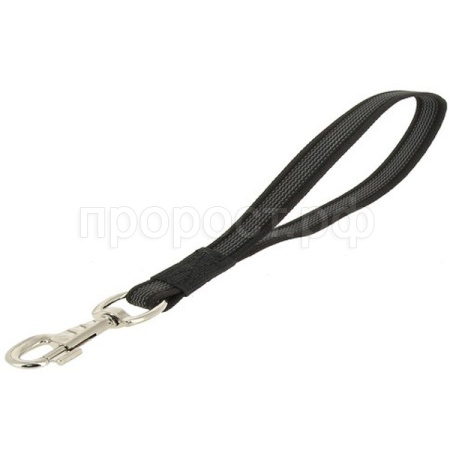 Водилка нейлон 20мм 30см с стальным карабином/19000809с/Каскад Водилка нейлон 20мм 30см с стальным карабином/19000809с/Каскад