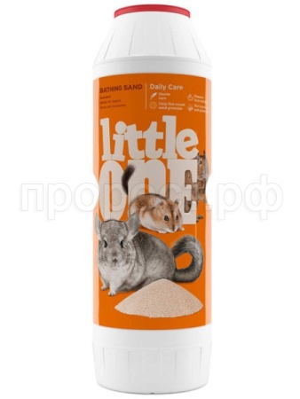 Песок для купания шиншилл и других декоративных животных Little One