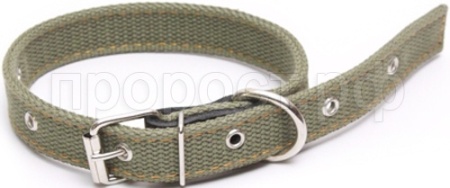 Ошейник брезентовый 2-х слойный 20мм /180320/Бим