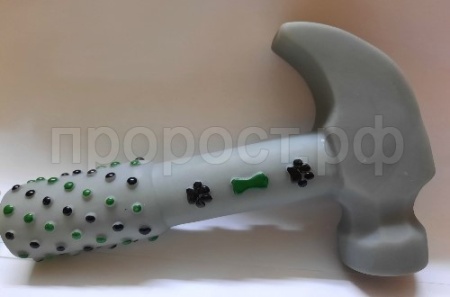 Игрушка для собак Молоток из винила серый 16см 80600017 Игрушка для собак Молоток из винила серый 16см 80600017