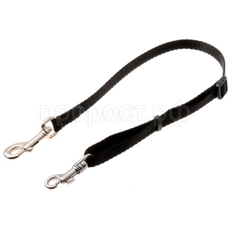 Удлинитель для поводка 10мм 47см-80см черный/металл 73-2887/Пет Лайн Удлинитель для поводка 10мм 47см-80см черный/металл 73-2887/Пет Лайн