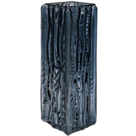 Ваза Квадрат Кора h30 12*12см дым серый 200/300-108/072979